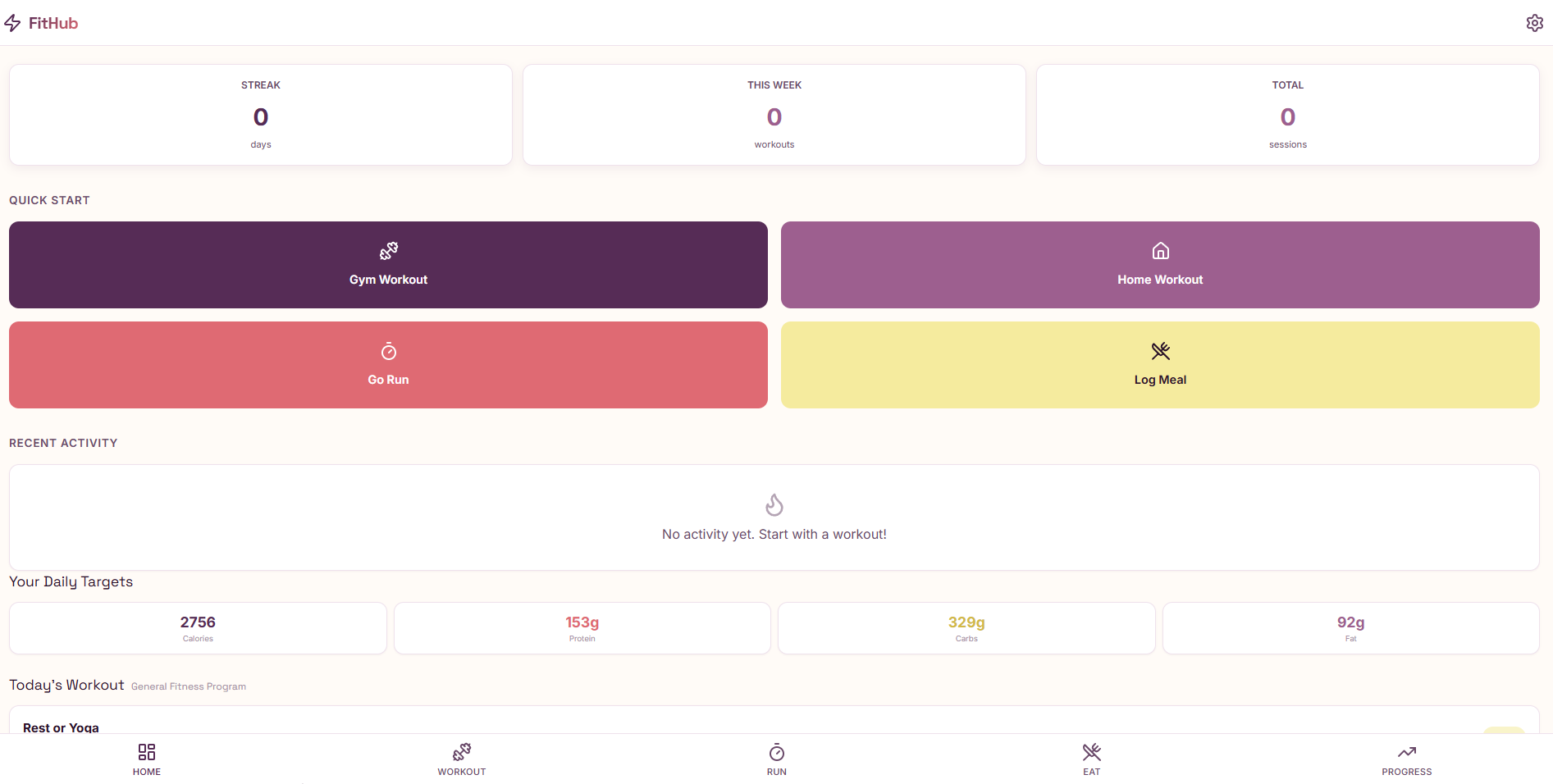 FitHub All-in-One Fitness