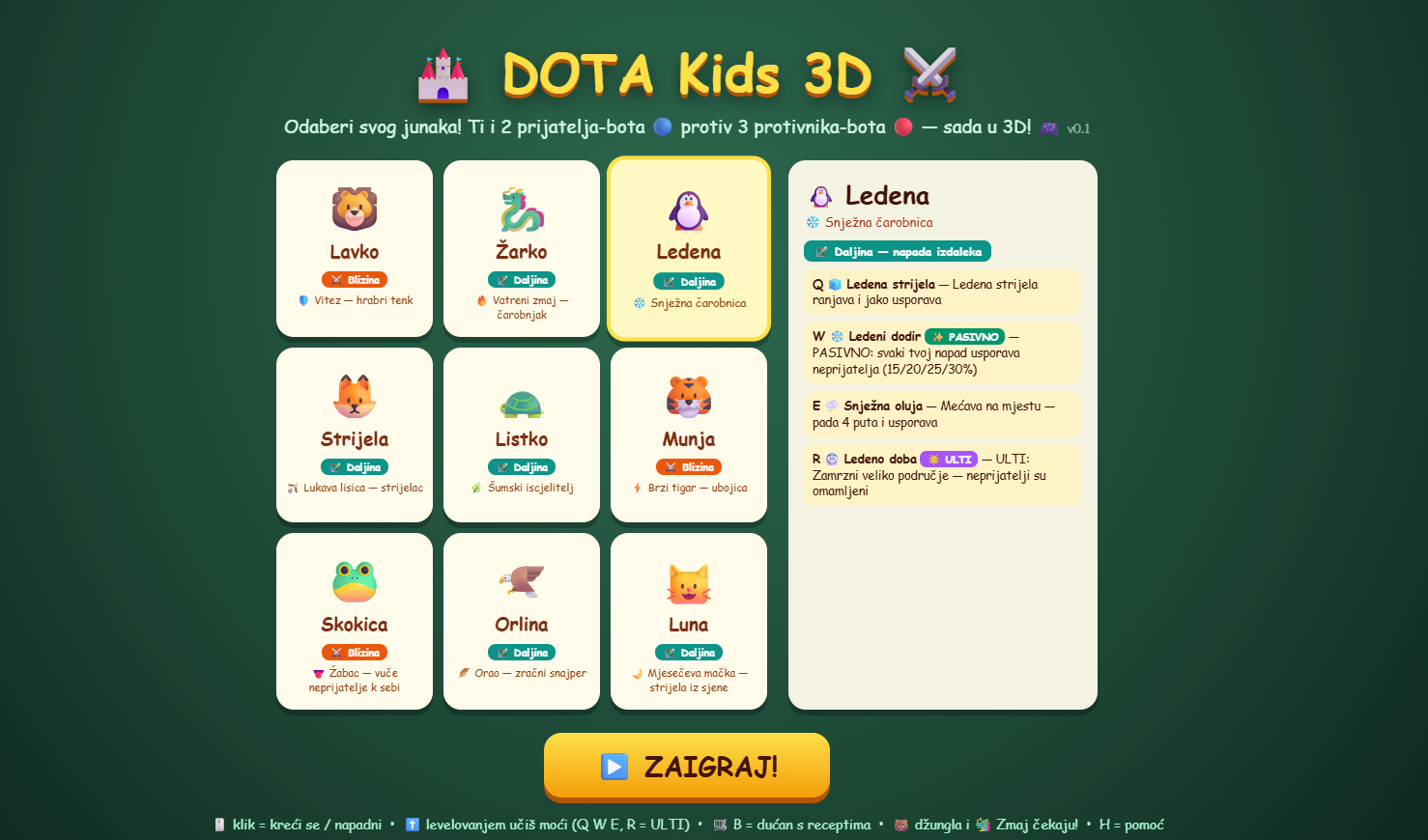 Dota Kids 3D v0.1