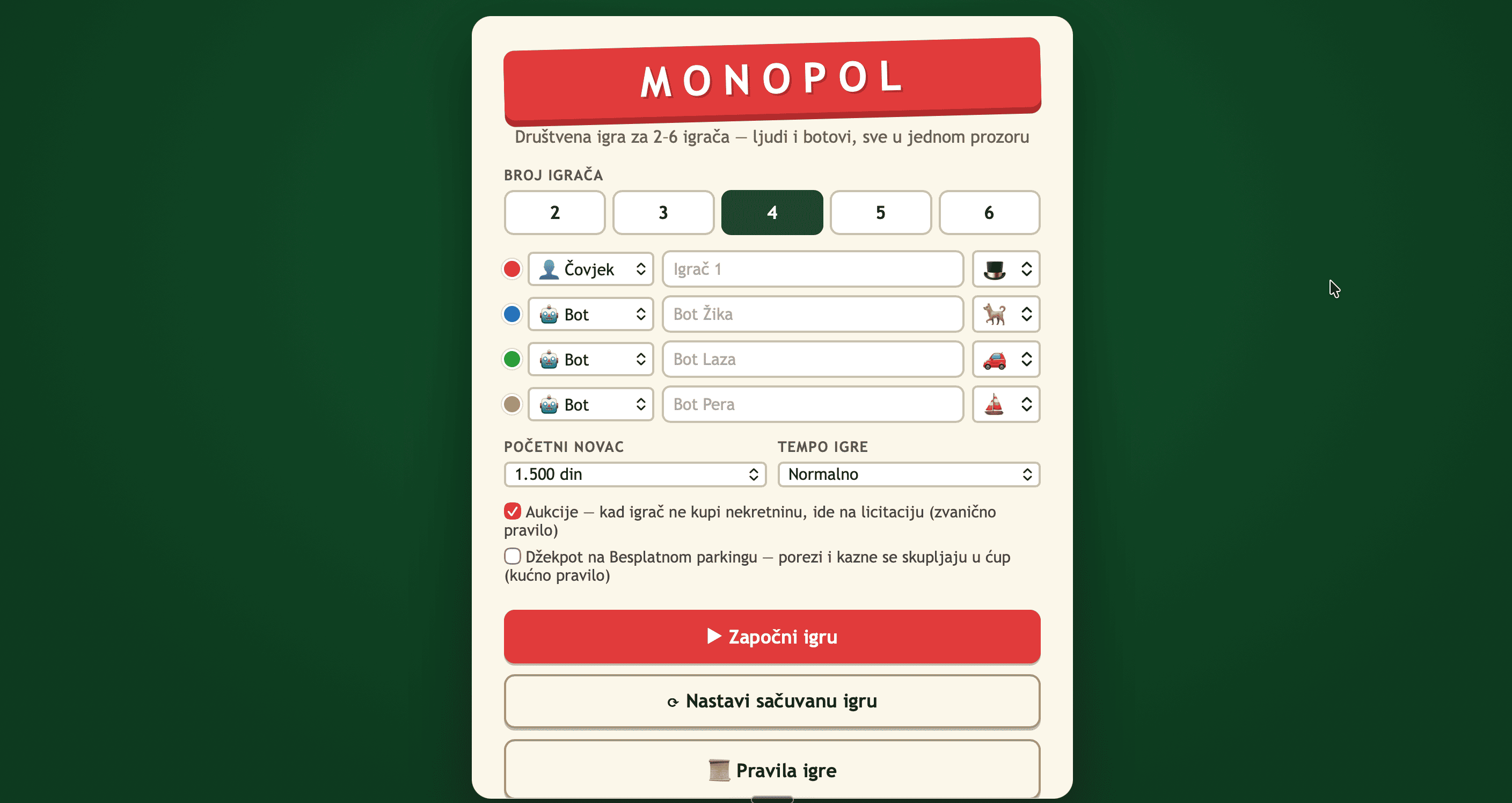 Monopol BiH Edition (Fable5 model)