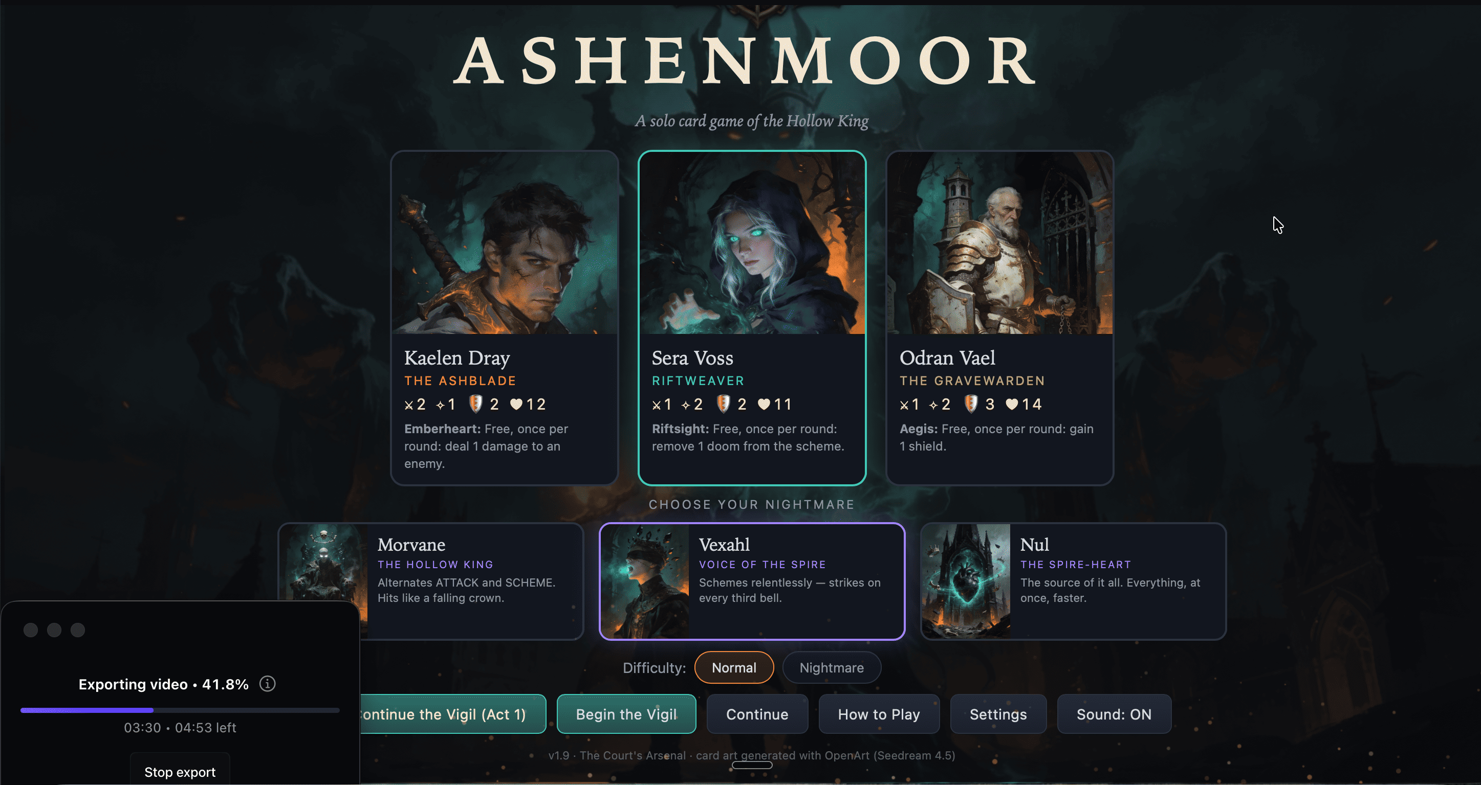 Ashenmoor (Cardgame)