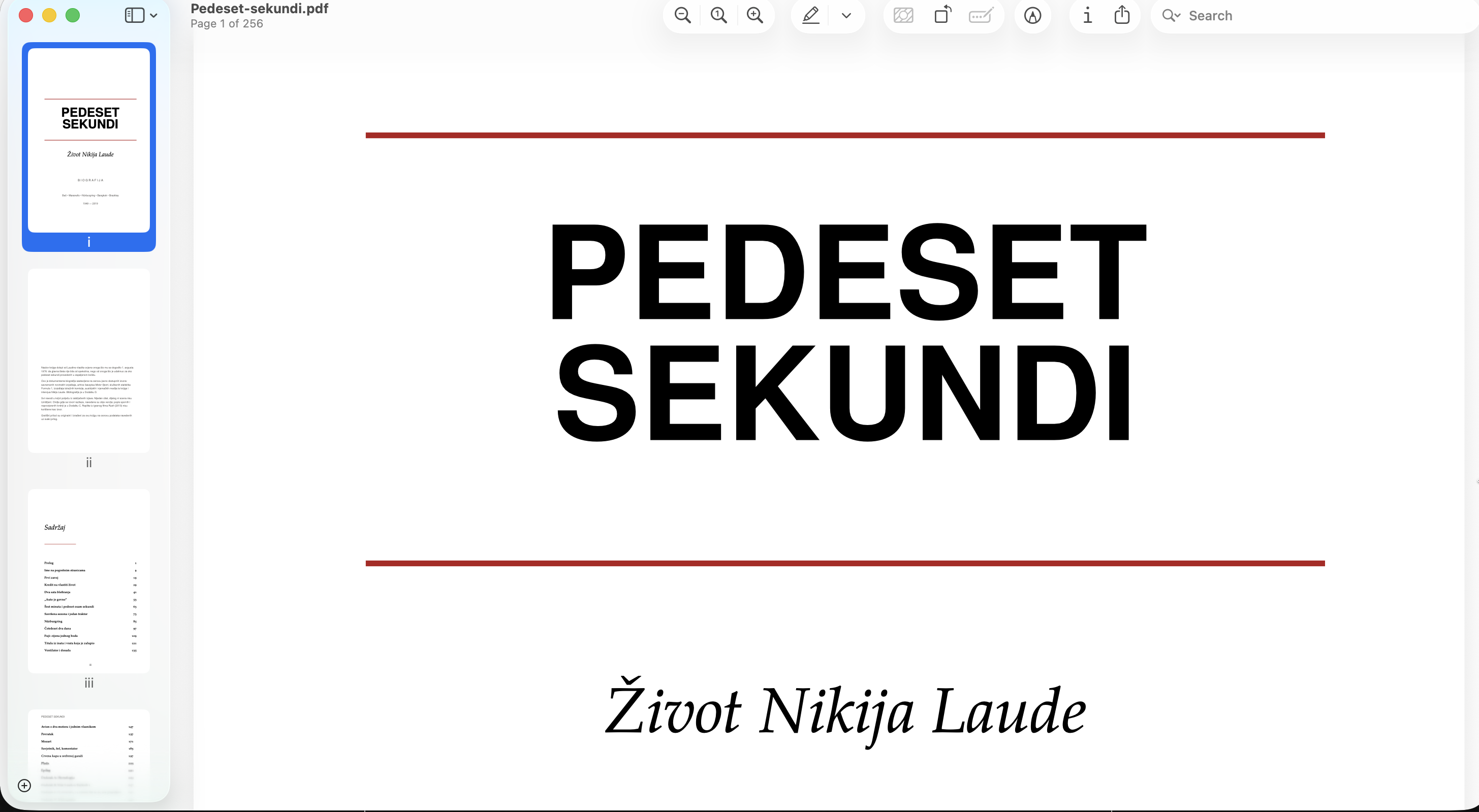 Kniga: Pedeset sekundi - Život Nikija Laude