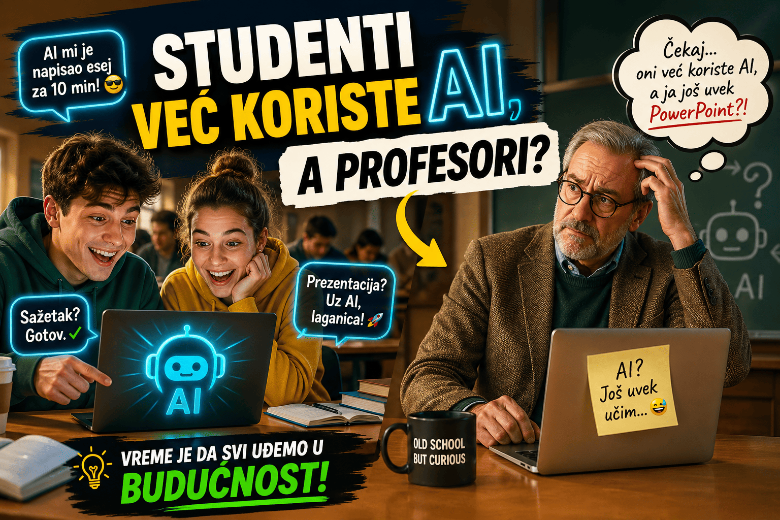 Studenti već koriste AI, a profesori?