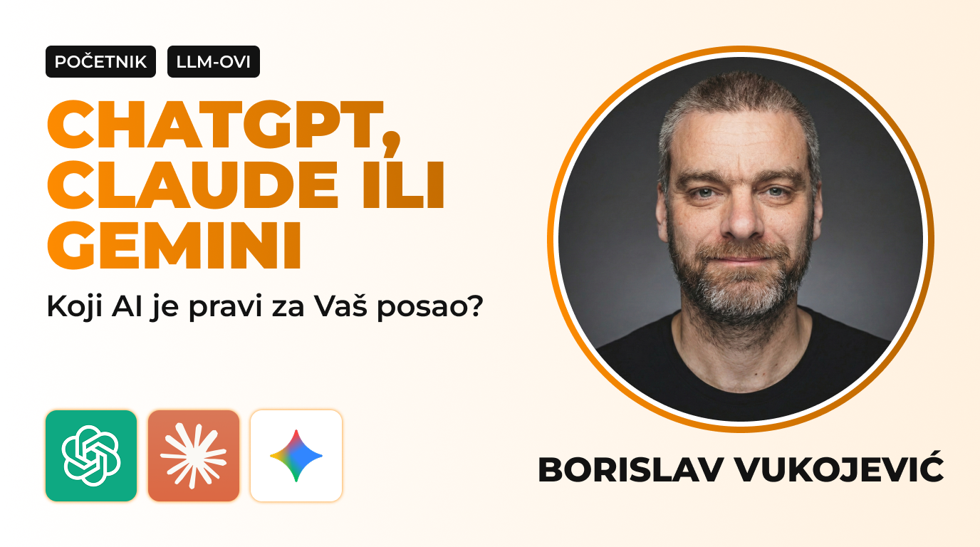 ChatGPT, Claude ili Gemini: Koji AI je pravi za Vaš posao?