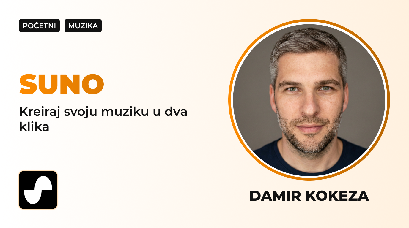SUNO - Kreiraj svoju muziku u dva klilka