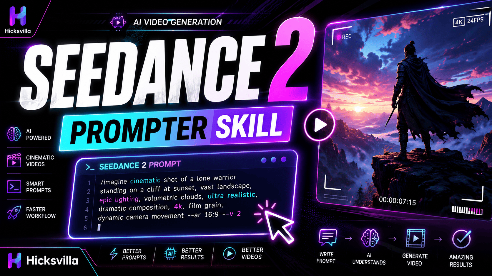 Seedance 2 Higgsfield Prompter