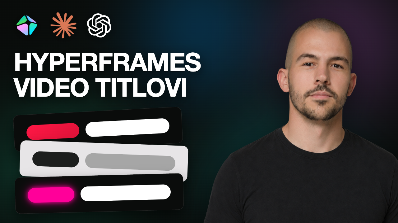 HyperFrames Titlovi (Claude Code, Codex)